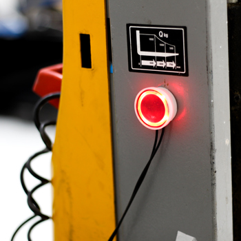 A low voltage alert installed on a VRLA battery