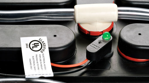 smart blinky on the battery
