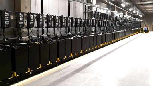 Battery fleet stands on mod.rack