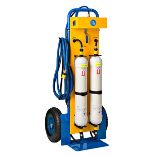 HydroPure Mobile Dual Deionizer Cart